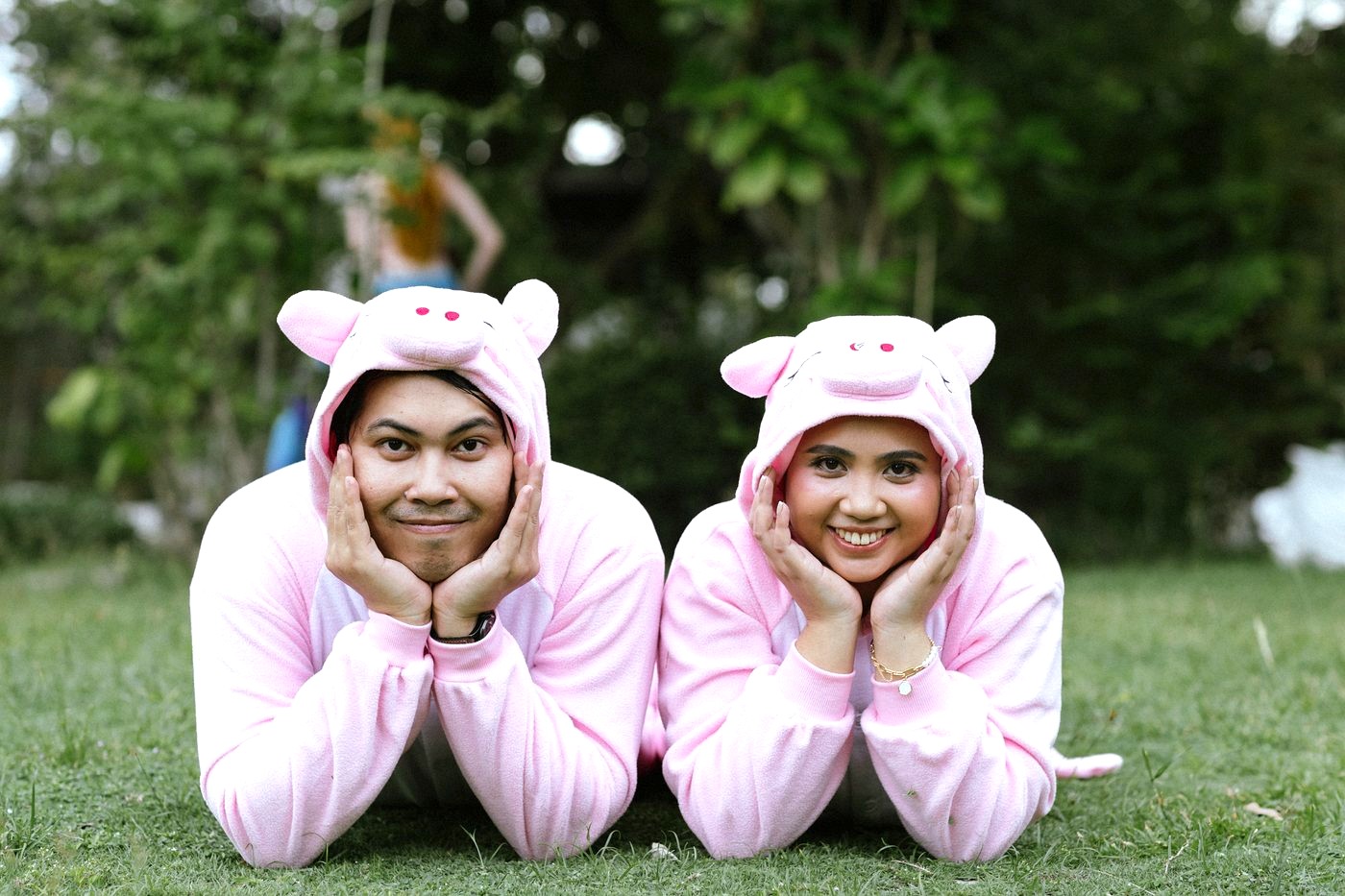 Gerald and Edin having fun